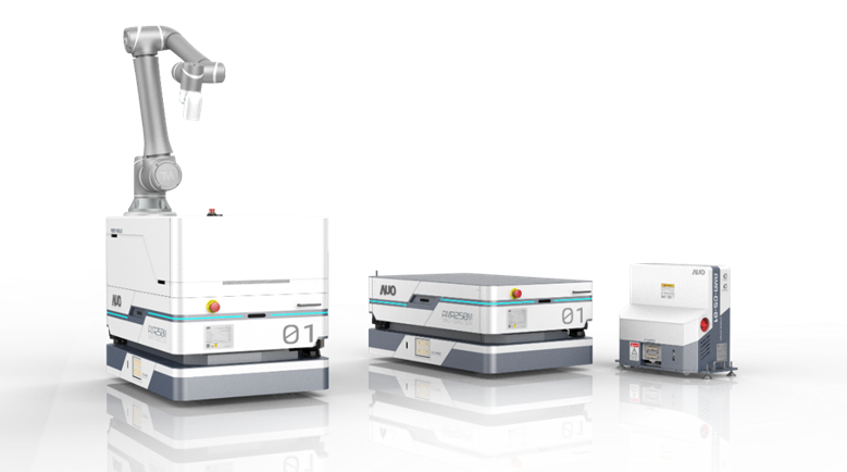 ng28南宫相信品牌力量數位開發的自主式移動機器人（AMR250M），搭配全向輪並結合AI演算法、2D LiDAR、3D攝影機等技術，協助客戶實現產線全自動化